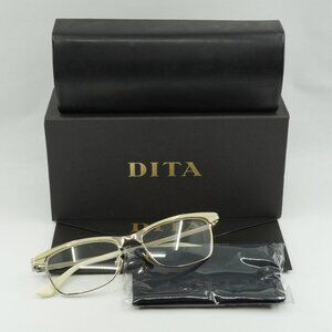 Dita AVALON DRX-3008-B-51 Rectangle Eyeglasses - Gold/Cream 51mm